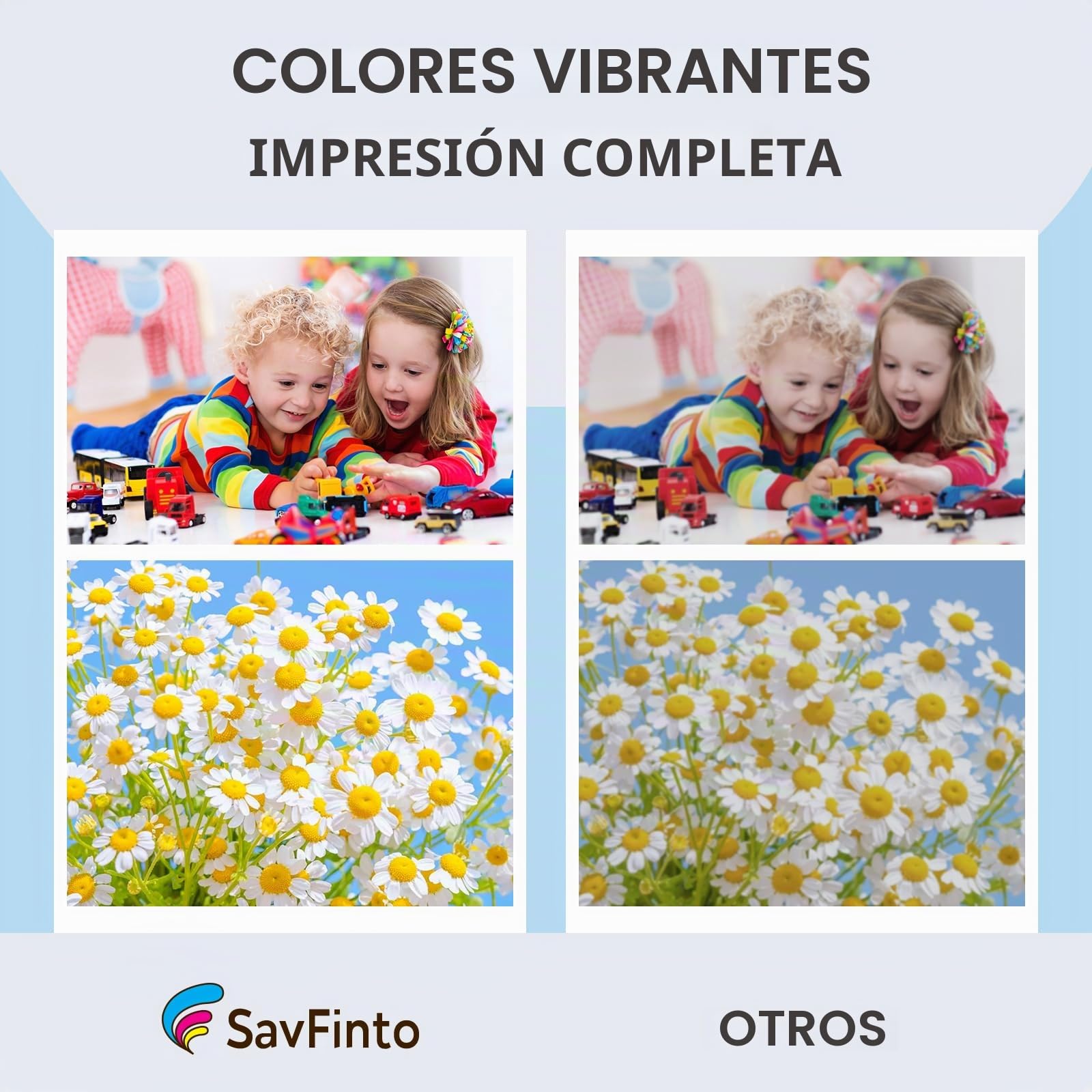 SavFnito 203X Tóner de Repuesto para Cartuchos de tóner HP CF540X CF540A 203X 203A compatibles con HP Color LaserJet Pro MFP M281fdw M254nw M281fdn M281cdw M254dw M254dn M280nw M281 M254 (4 Unidades)