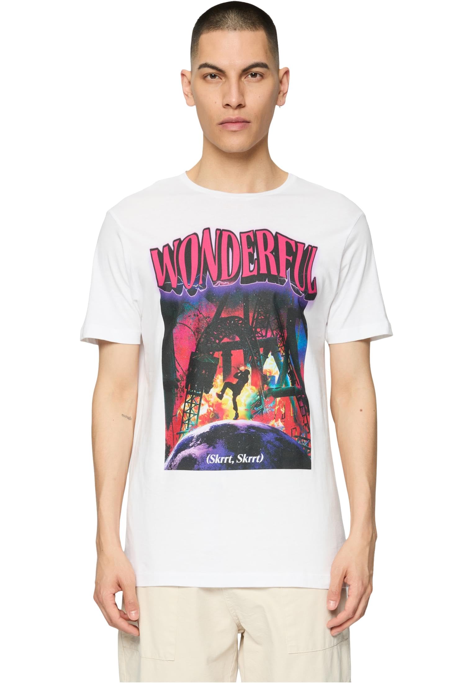 Mister Tee Men's Wonderful Tee XXL White, White, XXL