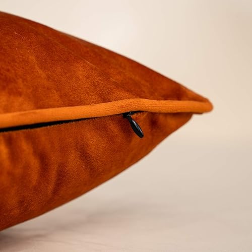 Miniatura 5 de Yangest - Funda bohemia de terciopelo, a base de retazos, con rayas, para cojín con textura de lujo, multicolor. Moderna funda para cojín neutro,