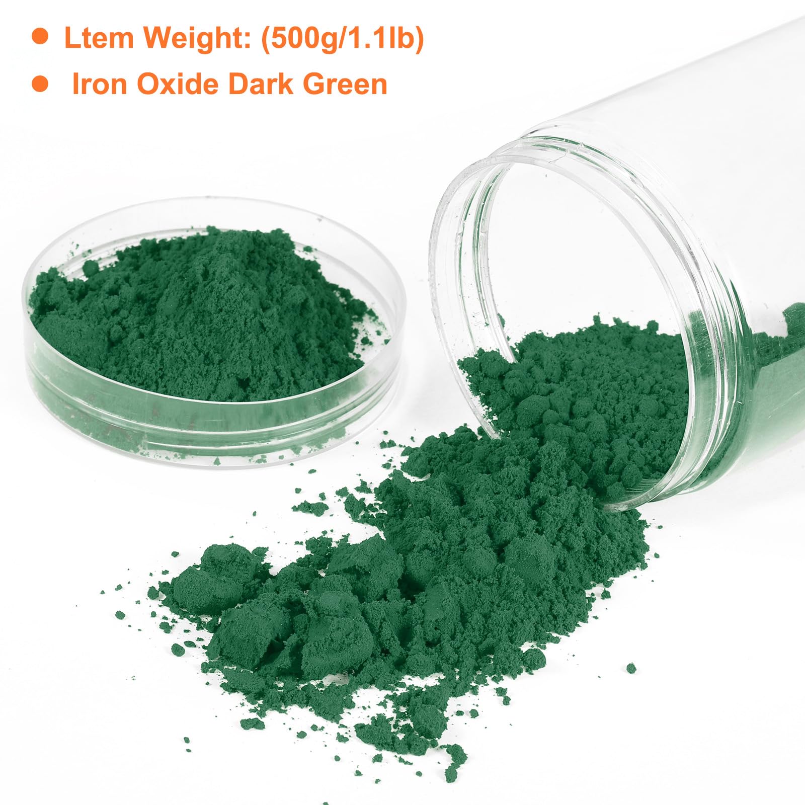 Pigment minéral VERT DE CHROME CLAIR sac de 1kg - Béton Avenue