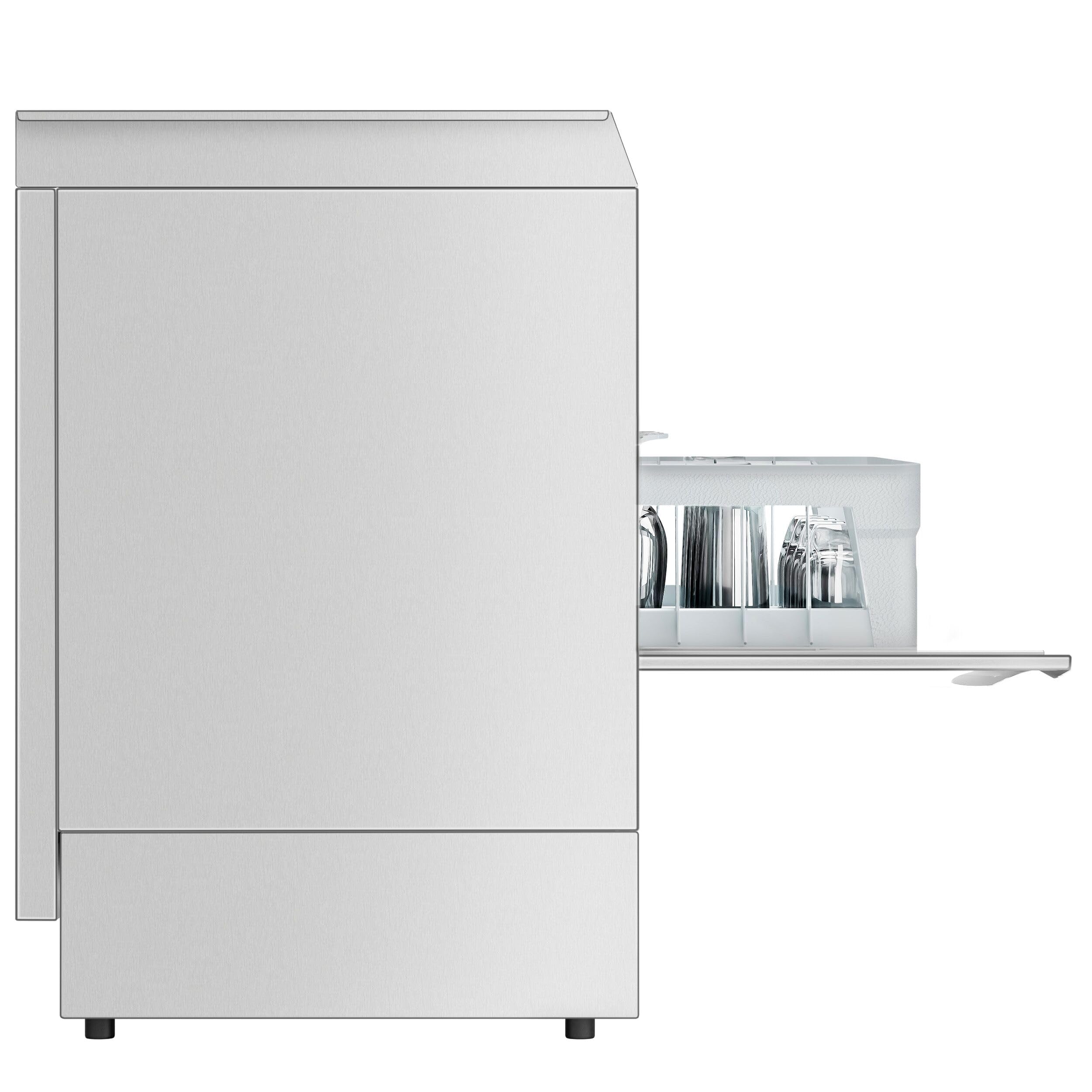 GGM Gastro Gläserspülmaschine 5 kW mit Reiniger- & Klarspülerpumpe | Ideal für den professionellen Dauereinsatz, hygienische Ergebnisse durch hohe Temperaturen, automatische Dosierung