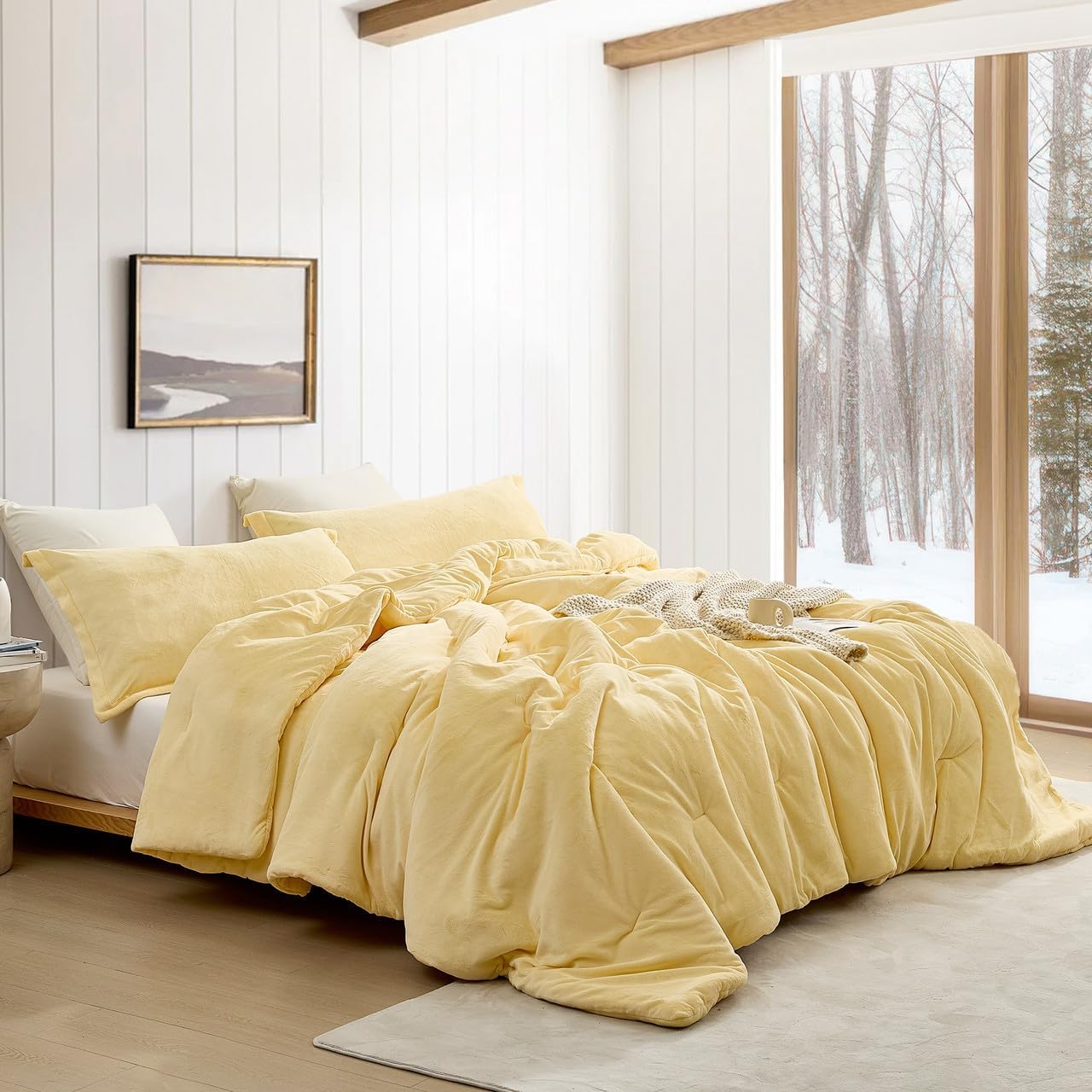 Byourbed Softer Than Soft - Coma Inducer® Alaskan King Comforter Set - Cream