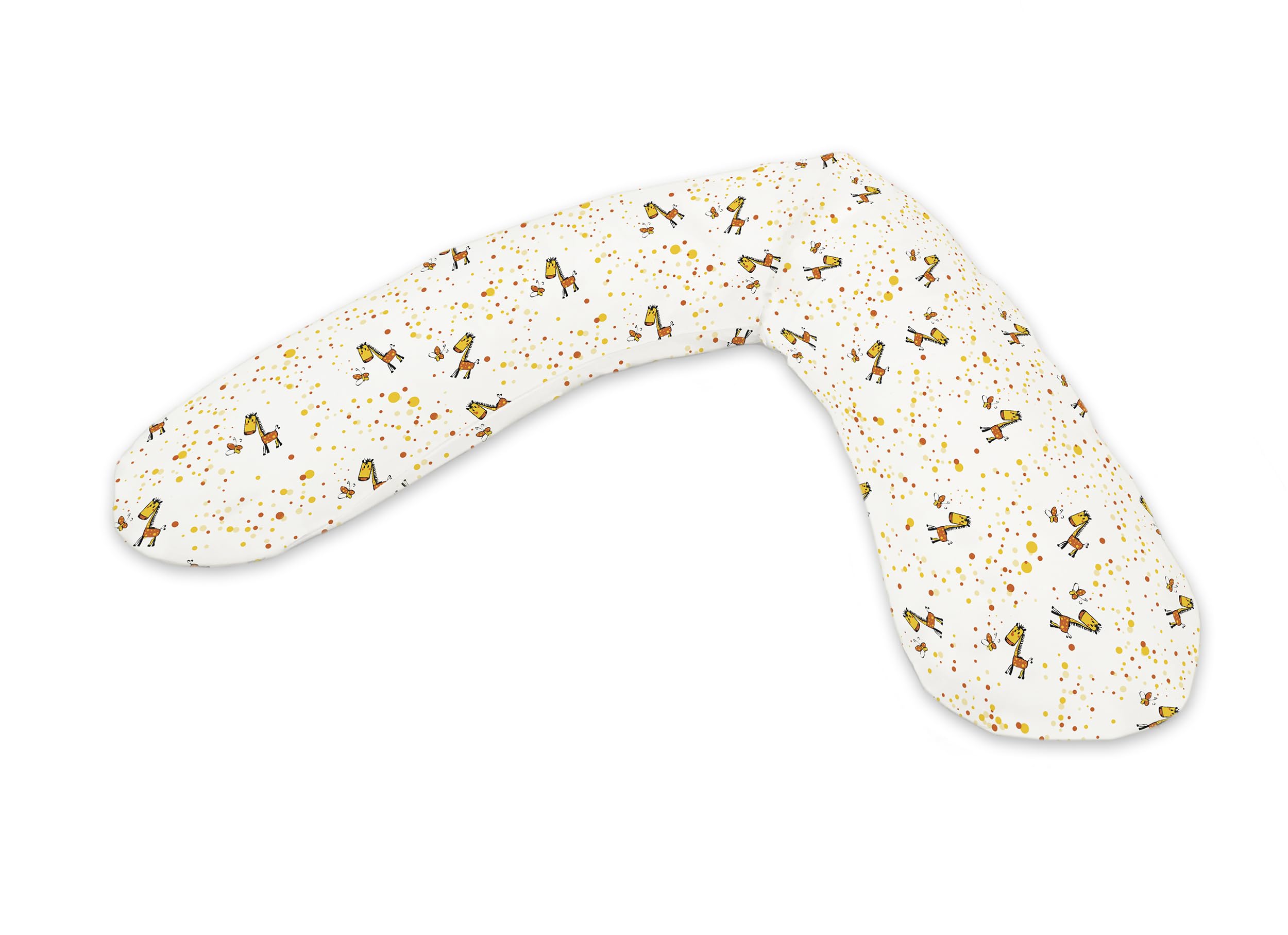 Theraline Dodo Schwangerschafts- & Stillkissen | gefüllt mit Perlen | inkl. Außenbezug Bubbling Horse | 170 cm