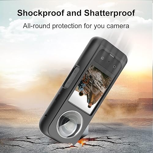 Miniatura 4 de PULUZ Funda protectora de metal + protectores de lente para Insta360 X3, carcasa antiarañazos y protector de lente impermeable de alta transmisión