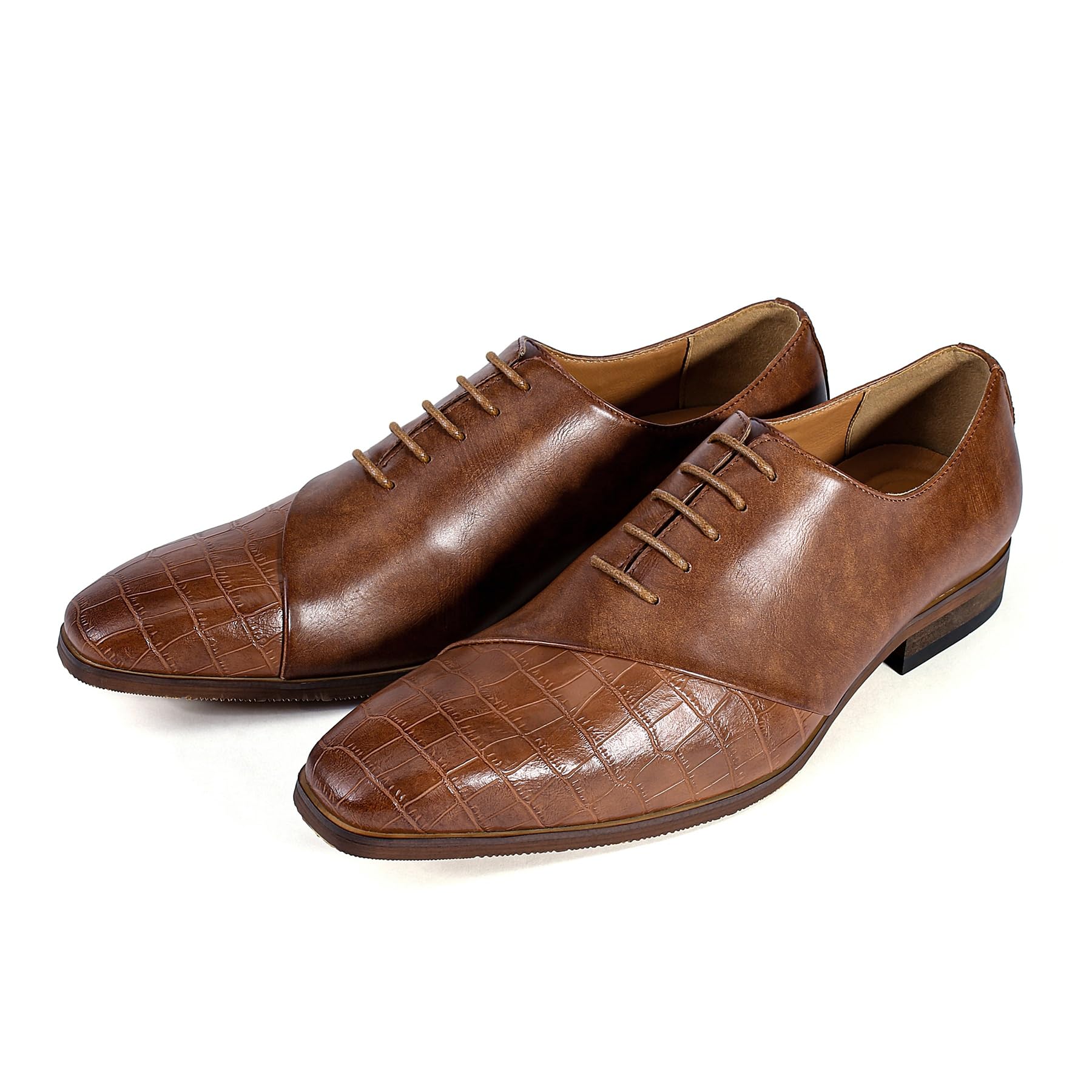Allthemen Herren Anzugschuhe Leder Schnürschuhe Formelle Derby Business | Krokodilmuster, Lederschuhe, Hochzeit, Elegant Modern, Schnürhalbschuhe, Herrenschuhe, Oxford, Halbschuhe
