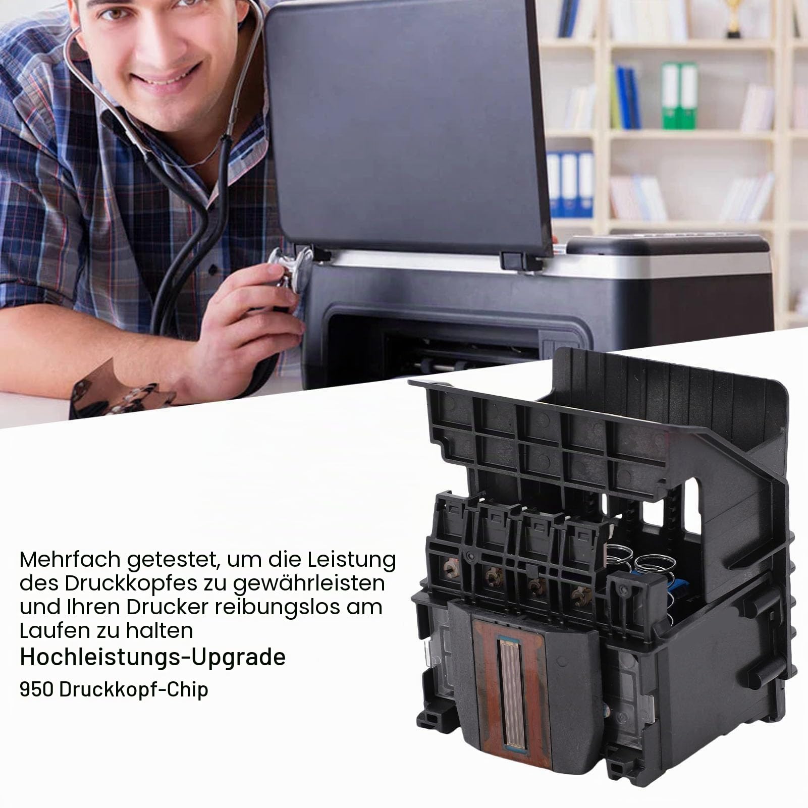 Ersatz-Druckkopfdüse 8100 8600 für Officejet Pro 8610 8620 8650 251DW – Verschleißfestes Material für Professionelles Drucken