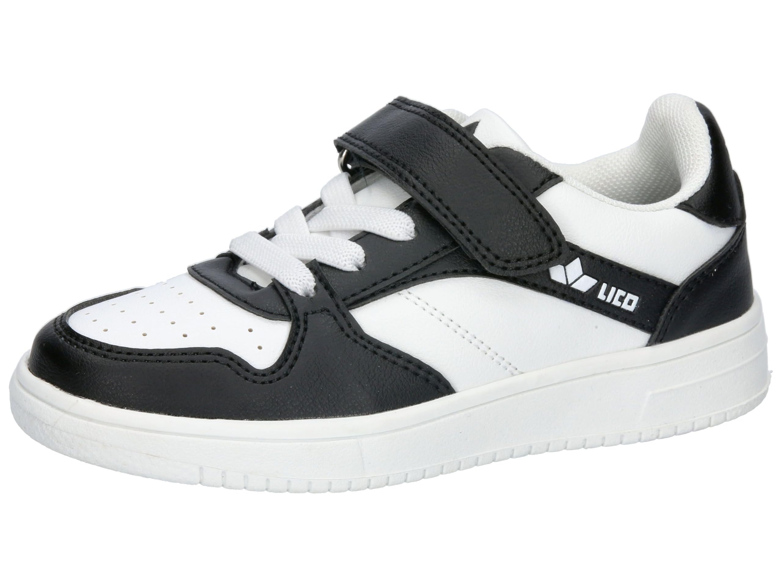 Lico Unisex Children's Chad Vs Trainers, White Black, 41 EU