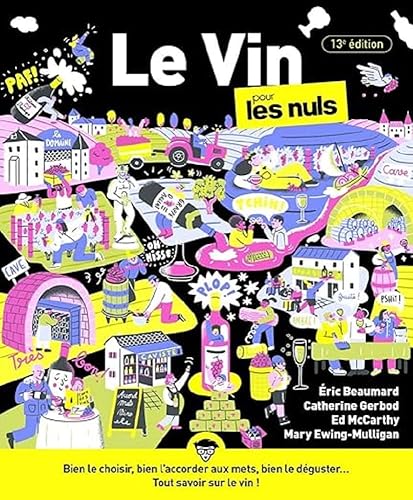 Le vin pour les Nuls : Livre sur le vin, Edition revisitée du best-seller sur le vin, Découvrir l'univers du vin, Bien choisir son vin rouge et vin blanc grâce aux accords mets et vins