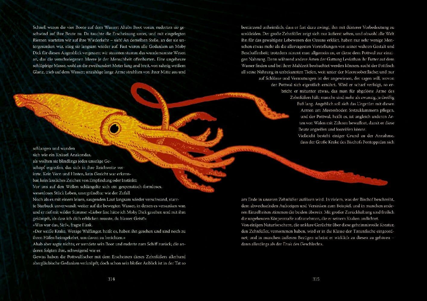 Moby Dick: oder Der Wal: Abenteuer-Klassiker mit 10 aufwendig gestalteten Extras. Durchgehend handillustriert, mit Leseband (Große Schmuckausgabe)