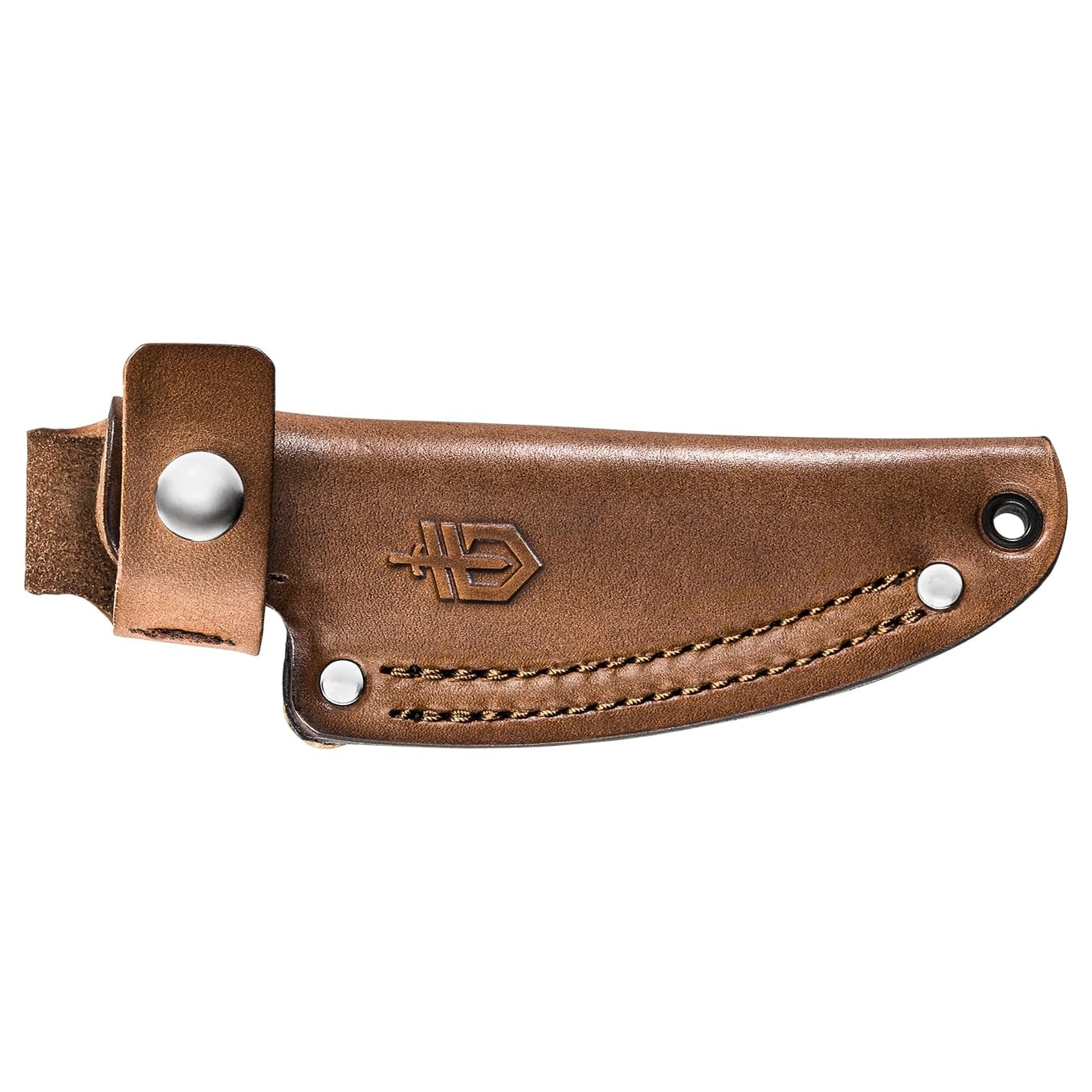 Gerber Gear Terracraft - Fixed Blade Survival Tactical Knife for Bushcraft, Camping, Outdoor & Hunting - Heavy Duty Full Tang Knife with Premium Leather Sheath - Made in USA - Gray