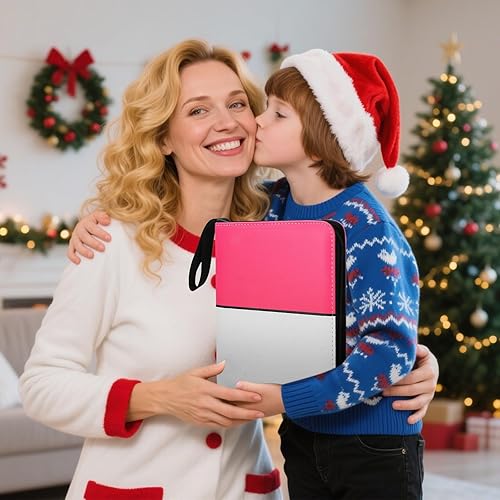 Vista 6 de Álbumes coleccionables para tarjetas coleccionables, carpeta de 4 bolsillos, funda de 400 bolsillos, carpeta de tarjetas de poliuretano con Blanco