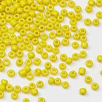 Vista 10 de Cuentas negras de tamaño 8/0 para manualidades, cuentas de semillas de vidrio de 0.118 pulgadas para fabricación de joyas