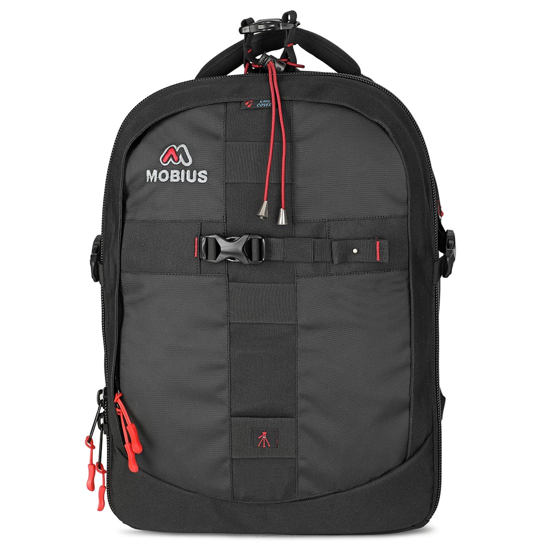 mobius Trensetter Pro DSLR Backpack Bag with Rain Cover|100% Waterproof Camera Bag with 15.4Inch Laptop Compartment Tripod Holder|Suitable for 18-135 85mm-F1 8 70-200 lenses Flash Charger Slot-picture-11