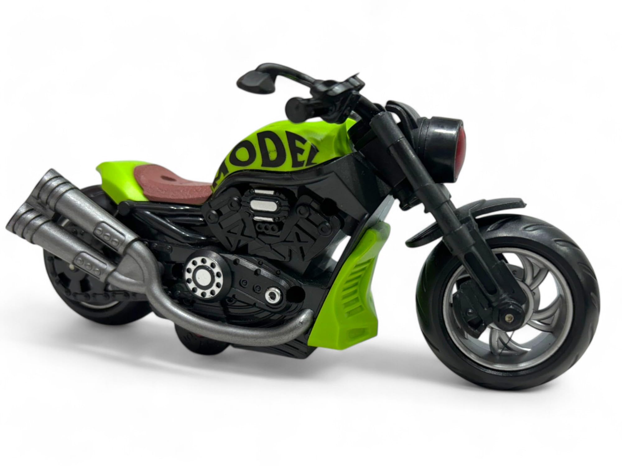 XQZMEE Diecast Motorcycle Toy Bike Scale Model, Pull Back Vehicle Simulation Superbike ABS Plastic Bike Models for Dashboard, Decoration Collectible for Kids, Adults (Multicolor)