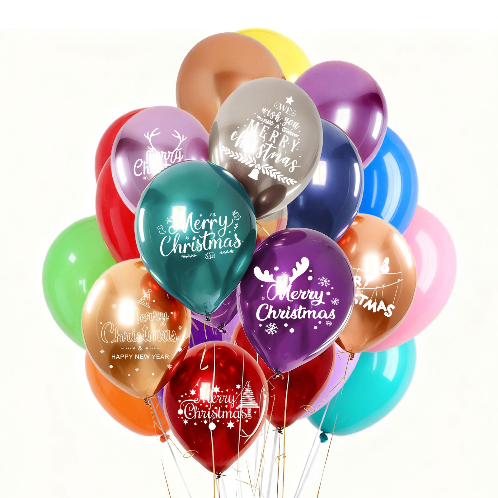 Personalised Balloons with Logo and Text, Customise your Balloon with Logo and Unique Design, Ideal for Weddings, Birthdays, Graduations, Christmas, Halloween and All your Parties (Style 1)