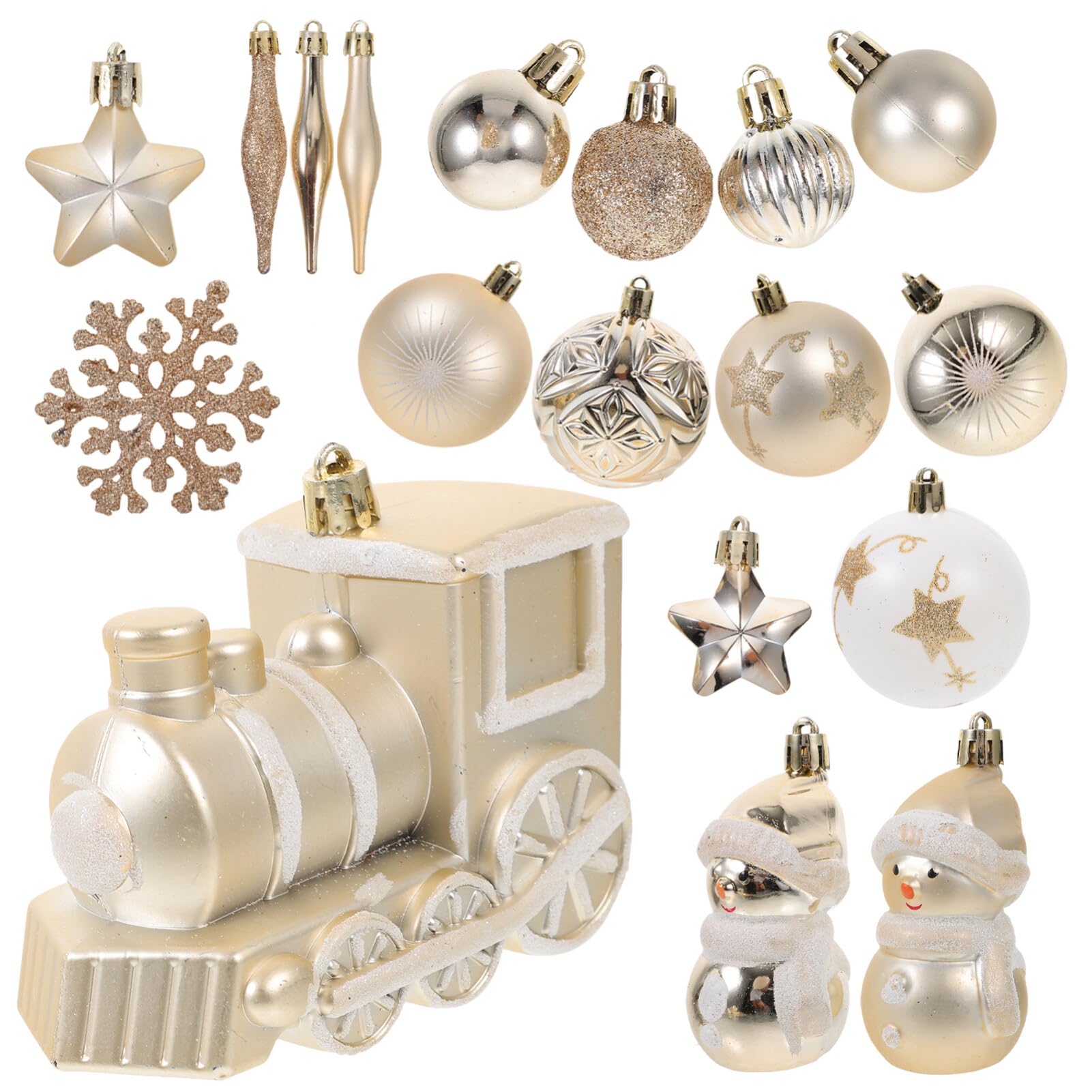 Luxshiny Palle di Natale Decorative Ornamenti di Palla per Albero di Natale Accessori Natalizi da Appendere Decorazioni per Interni e Feste