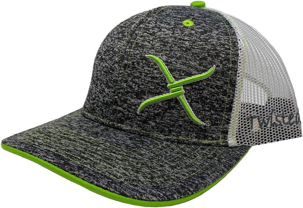 Twisted X Grey and Lime Cap Grey/Lime OS