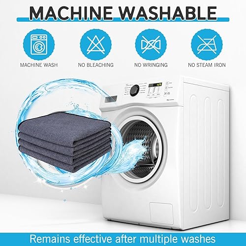 Miniatura 6 de ESGPET Almohadillas lavables para orina de perros, 4 almohadillas reutilizables para cachorros, (24 x 36 pulgadas), almohadillas antideslizantes