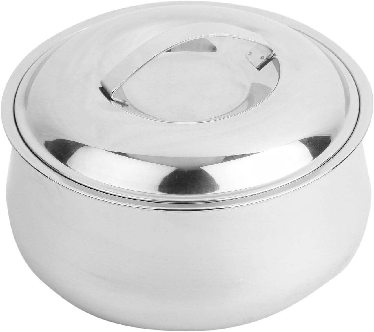 Homeish Metallo Stainless Steel Insulated Casserole (1.2 Ltrs)