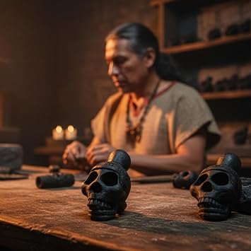 Aztec Death Whistle 3D Printed Screamer Whistle for Rituals, Festivals, Pranks, Display Loudest Bone-Chilling Human Scream Sound Traditional Mesoamerican Amazon Style Silbato de La Muerte Azteca