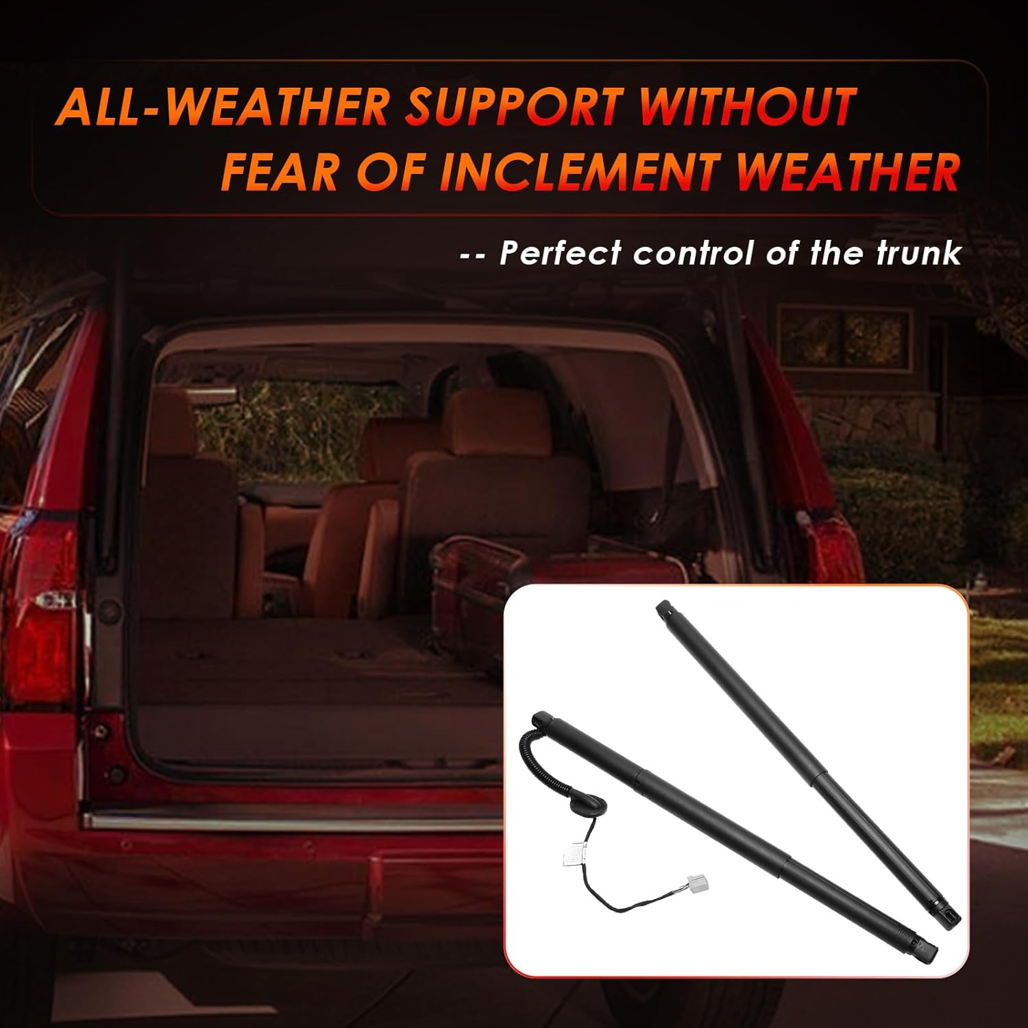 Rear Tailgate Power Lift Support Liftgate 1 Pair Left & Right | Replacement for 2015-2020 Chevy Tahoe Suburban 3500 HD GMC Yukon Cadillac Escalade ESV | Replaces# 84306929, 84183515