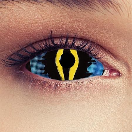 Designlenses Deux 22mm Full Sclera Lentilles De Couleur Sclerotique Oeil De Chat Bleu Et Jaune Sans Correction Pour Halloween Ou Carnaval Dragon Costume Recipient Gratuit Dragon King Amazon Fr Hygiasne Et Designlenses Deux 22mm Full Sclera Lentilles De Couleur Sclerotique Oeil De Chat Bleu Et Jaune Sans Correction Pour Halloween Ou Carnaval Dragon Costume Recipient Gratuit Dragon King Amazon Fr Hygiasne Et