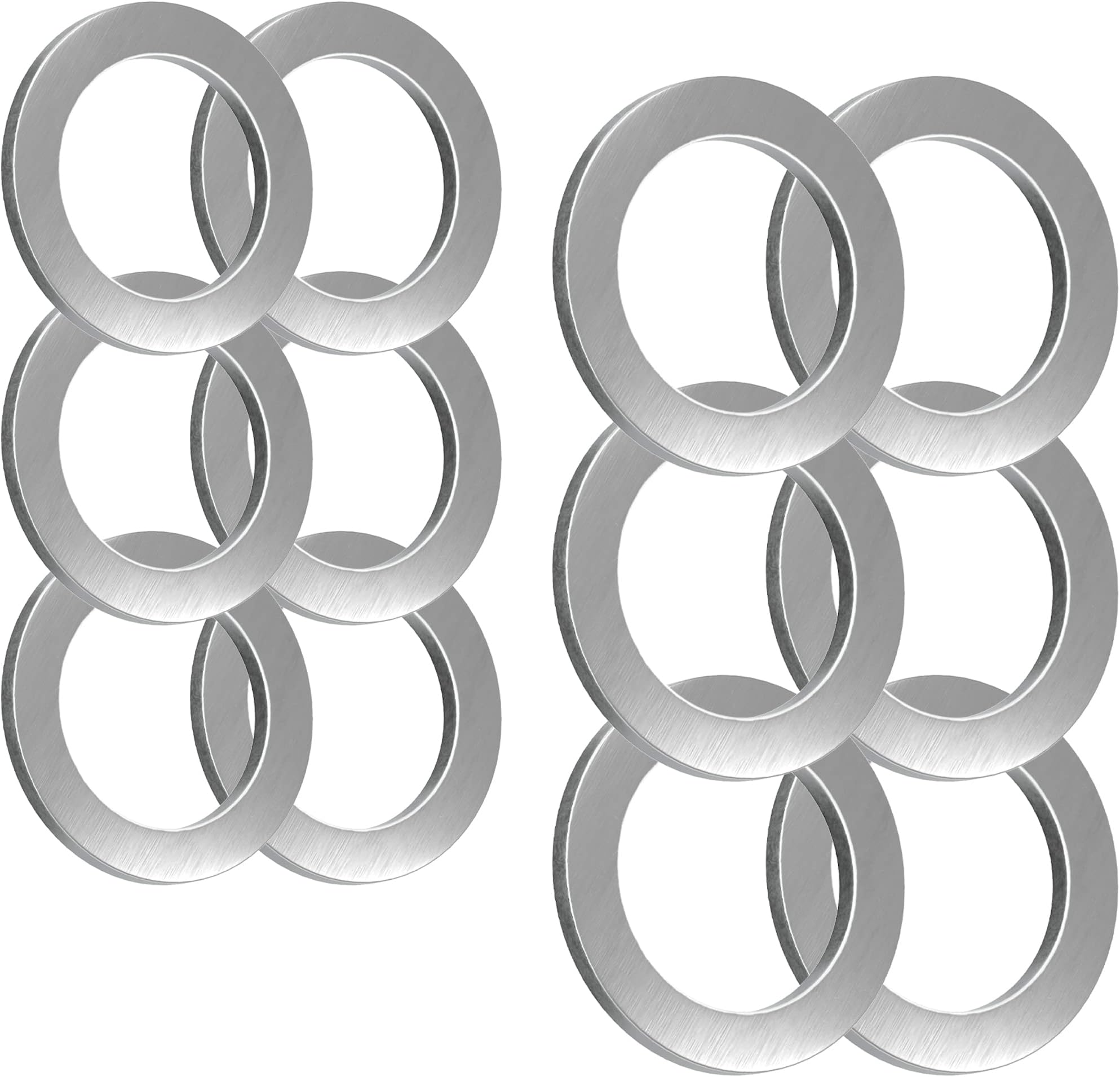12pcs Oil Drain Plug Crush Washer 94109-20000 90471-PX4-000 20mm 18mm Aluminum Gasket Replacement for Honda/Acura Accord Civic CR-V Pilot Odyssey Ridgeline Transmission Differential by AUTOMAJOR