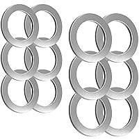 Vista 20 de 12 piezas de kit de junta de servicio con arandelas de estrangulamiento para tapón de drenaje de caja de transferencia y diferencial – Reemplazo