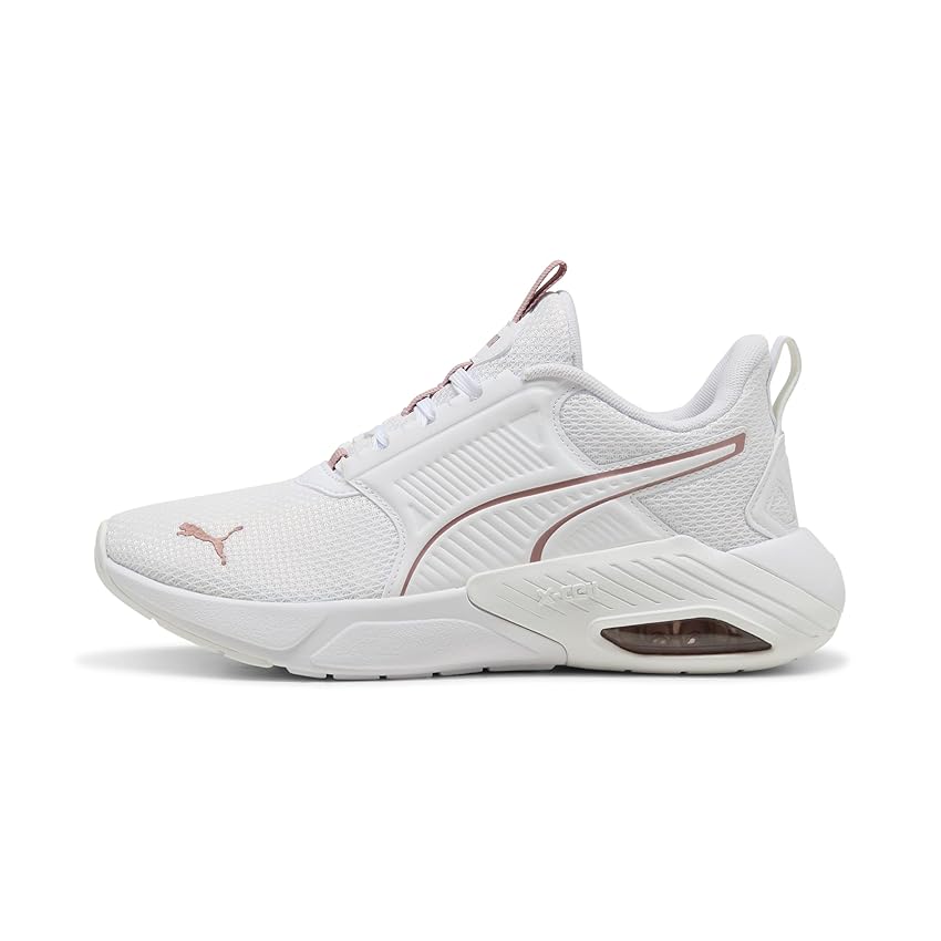 Puma Scarpe da Corsa X-Cell Nova FS Unisex, Puma Oro Rosa Bianco, 44.5 EU