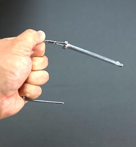 Miniatura 6 de Paquete de 10 pasadores cuadrados de enganche de eje de toma de fuerza para toldo, 516 x 4 pulgadas, acero de alto carbono, revestimiento de zinc