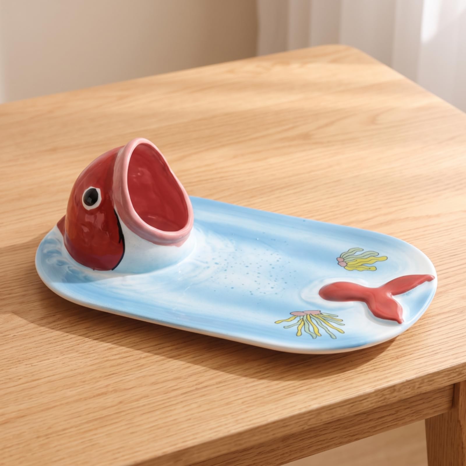 Plato con Forma Pes Infantil, style to 2, Rojo