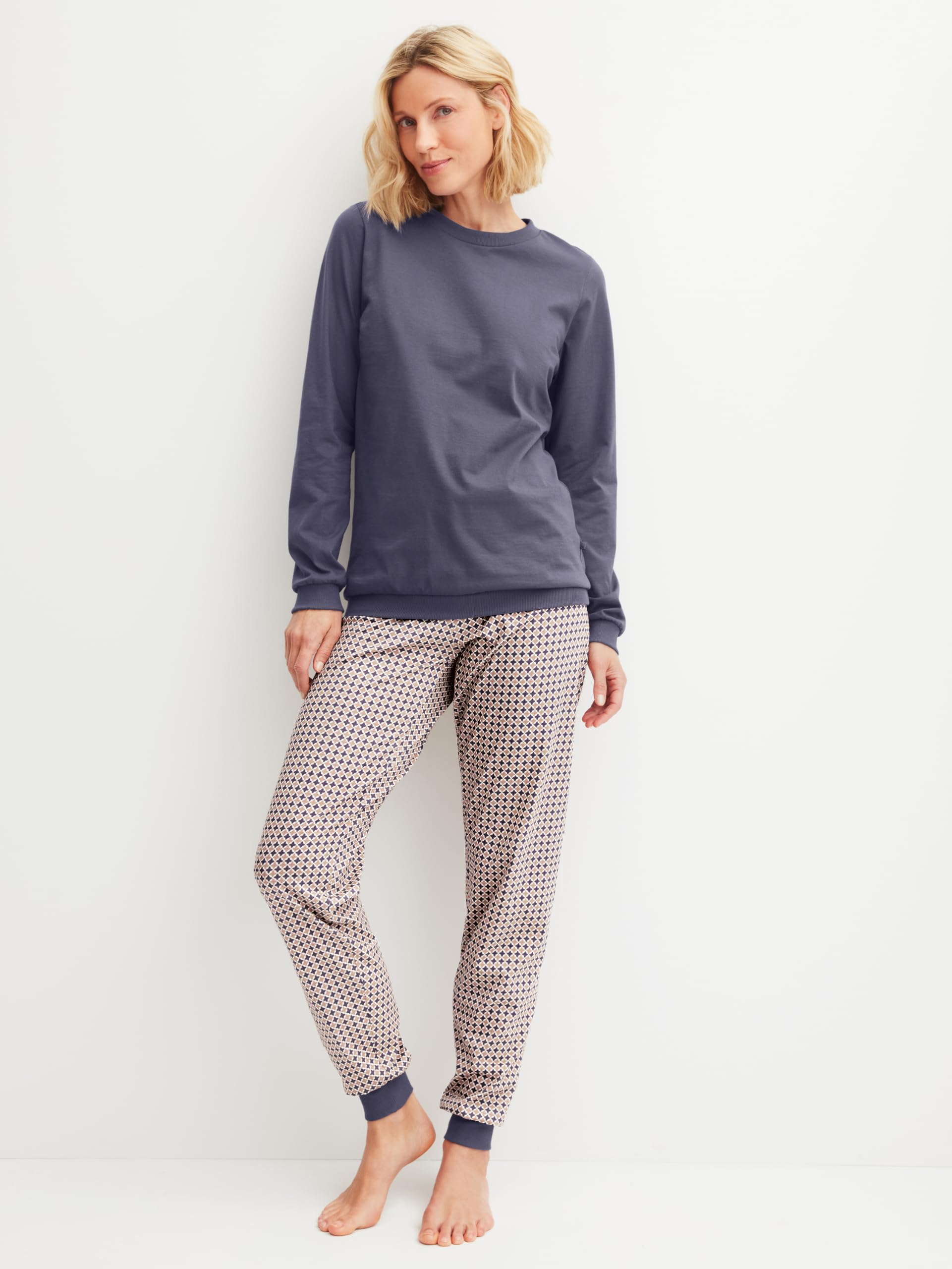 CALIDA Graphic Nights Set di Pigiama Donna