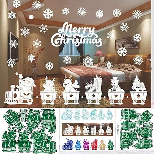 Miniatura 3 de BUZHI Troqueles de metal para felicitaciones de Navidad, plantillas cortadas para álbumes de recortes, álbumes de fotos, troqueles decorativos de