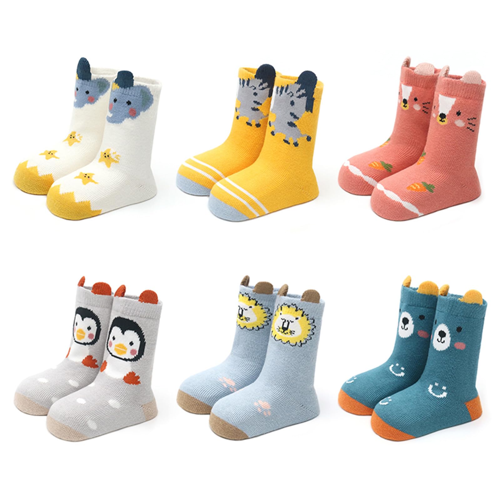outfit spring Calzini Antiscivolo Bambino Bambina Calze Antiscivolo in Cotone Motivi Animali Neonata Bambini Calzini Invernali 0-12 Mesi 1-5 Anni Compleanno Regalo