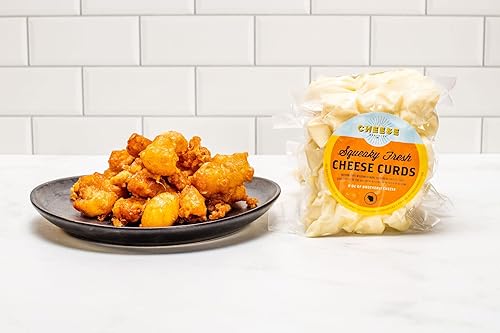 Miniatura 8 de Cheese Bros Squeaky Fresh Wisconsin - Cuajadas de queso de ajo y eneldo  Paquete de 4  Bolsas de 8 onzas  Regalo gourmet para familias