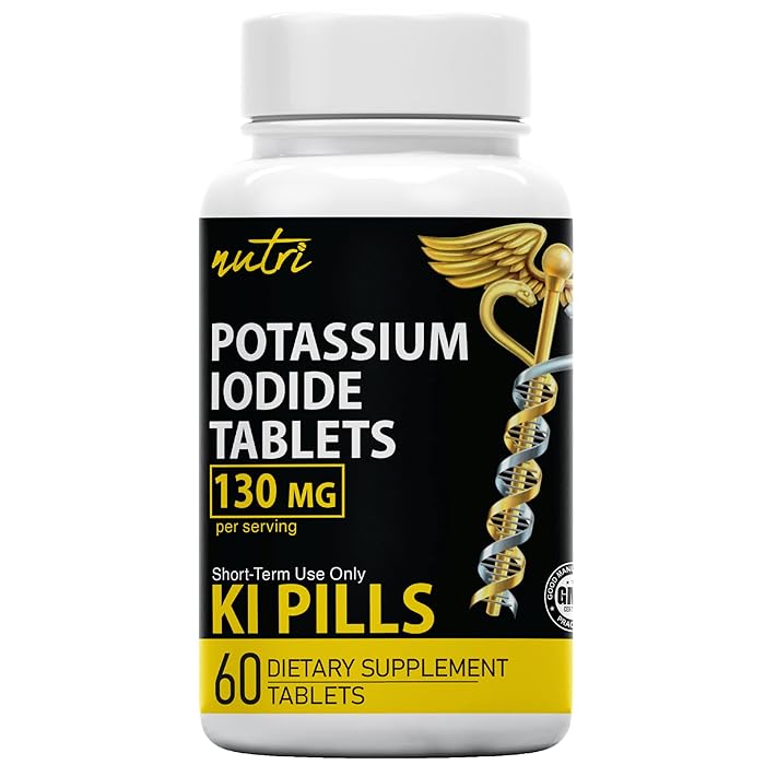 Buy Potassium Iodide Tablets 130 mg (60 Tablets) EXP 04/2032 Ki