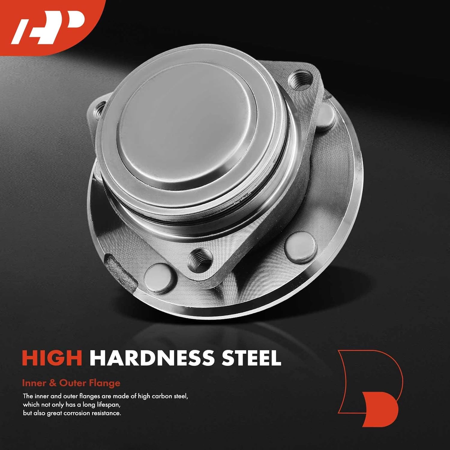 A-Premium 2 x Front Wheel Bearing and Hub Assembly with 5-Lug Compatible with Chevrolet Corvette 2014 2015 2016 2017 2018 2019