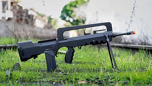 Miniatura 5 de Evike Airsoft - Rifle de Airsoft FAMAS Bullpup AEG con licencia completa de Cybergun (Modelo: F1)
