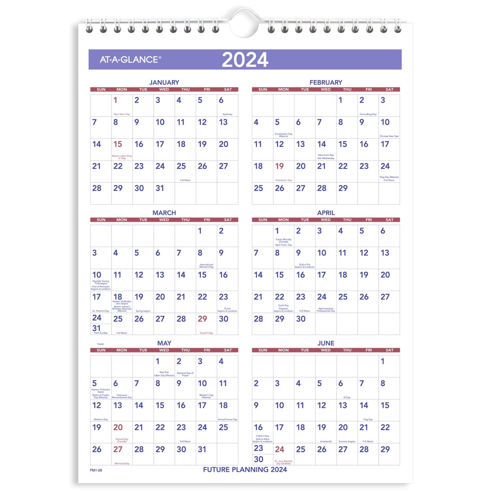 AT-A-GLANCE-Wandkalender 2023, 20,3 x 27,9 cm, klein, monatlich (PM128)