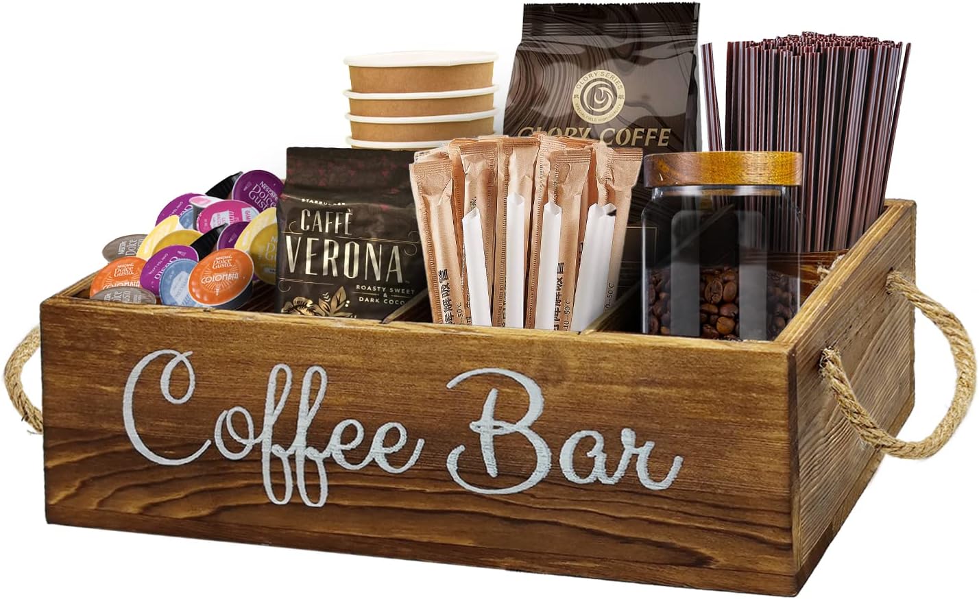 Made Easy Kit Metal Coffee Pod Organizer - Functional K-Cup Storage For Home Coffee Bar