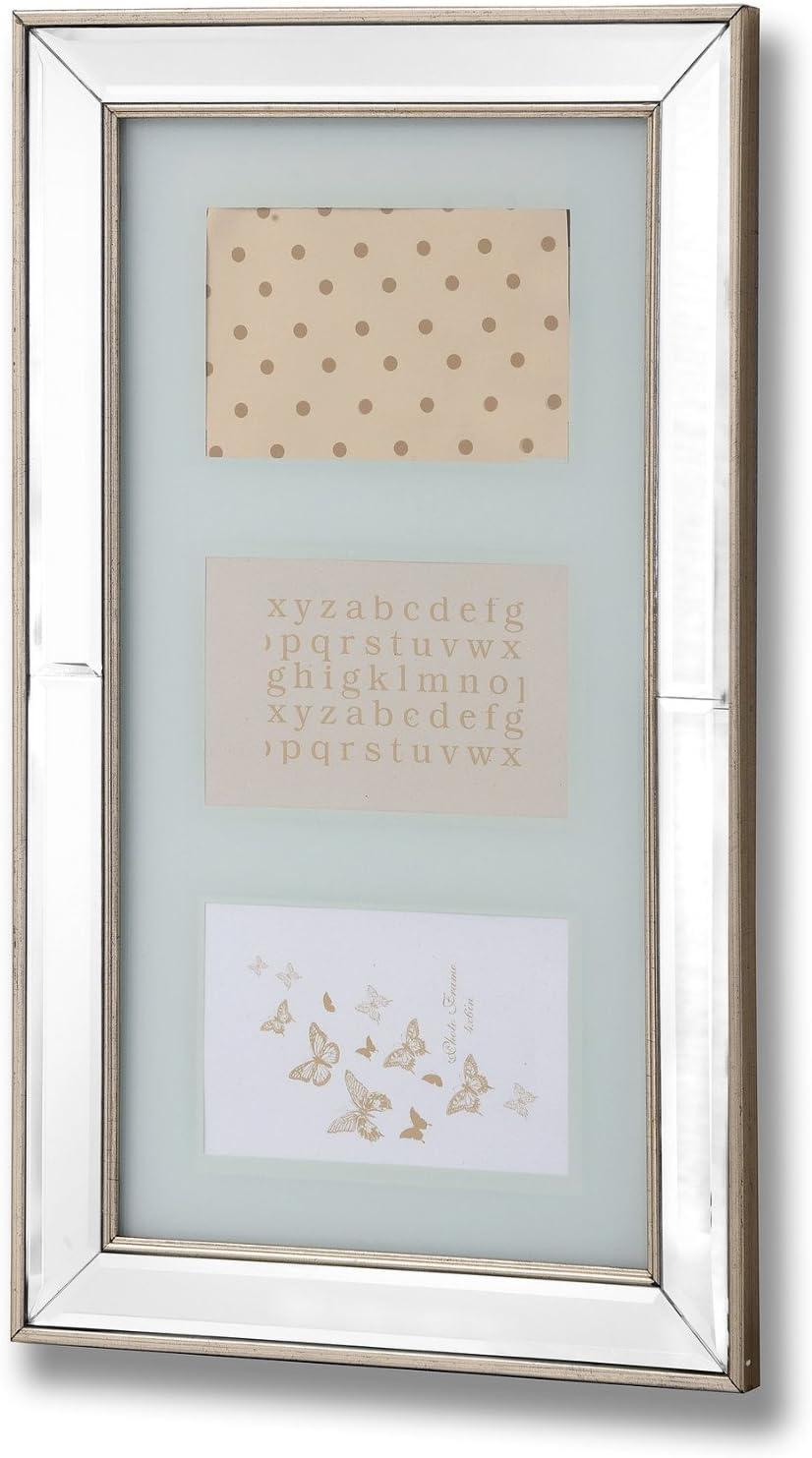 HIL Wall Mirror Venetian Multi Picture Photograph Frame Collage 6"x4" Photos