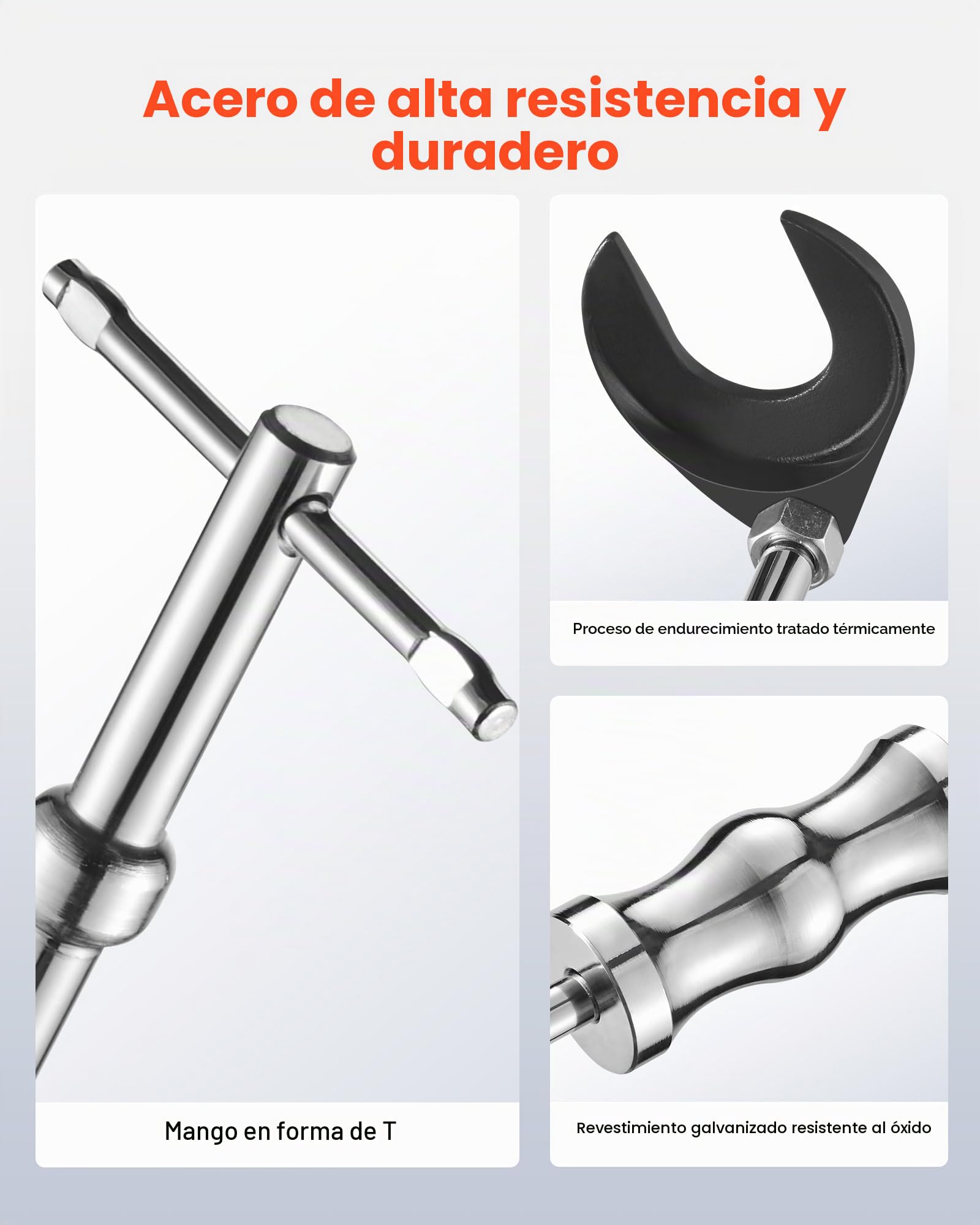 VEVOR Juego de Extractores de Eje Homocinético Interno con Martillo Deslizante 16 mm a 48 cm y Adaptador de Horquilla de Junta Homocinética 5 y 6.35 cm, a Mecánicos y Aficionados al Bricolaje