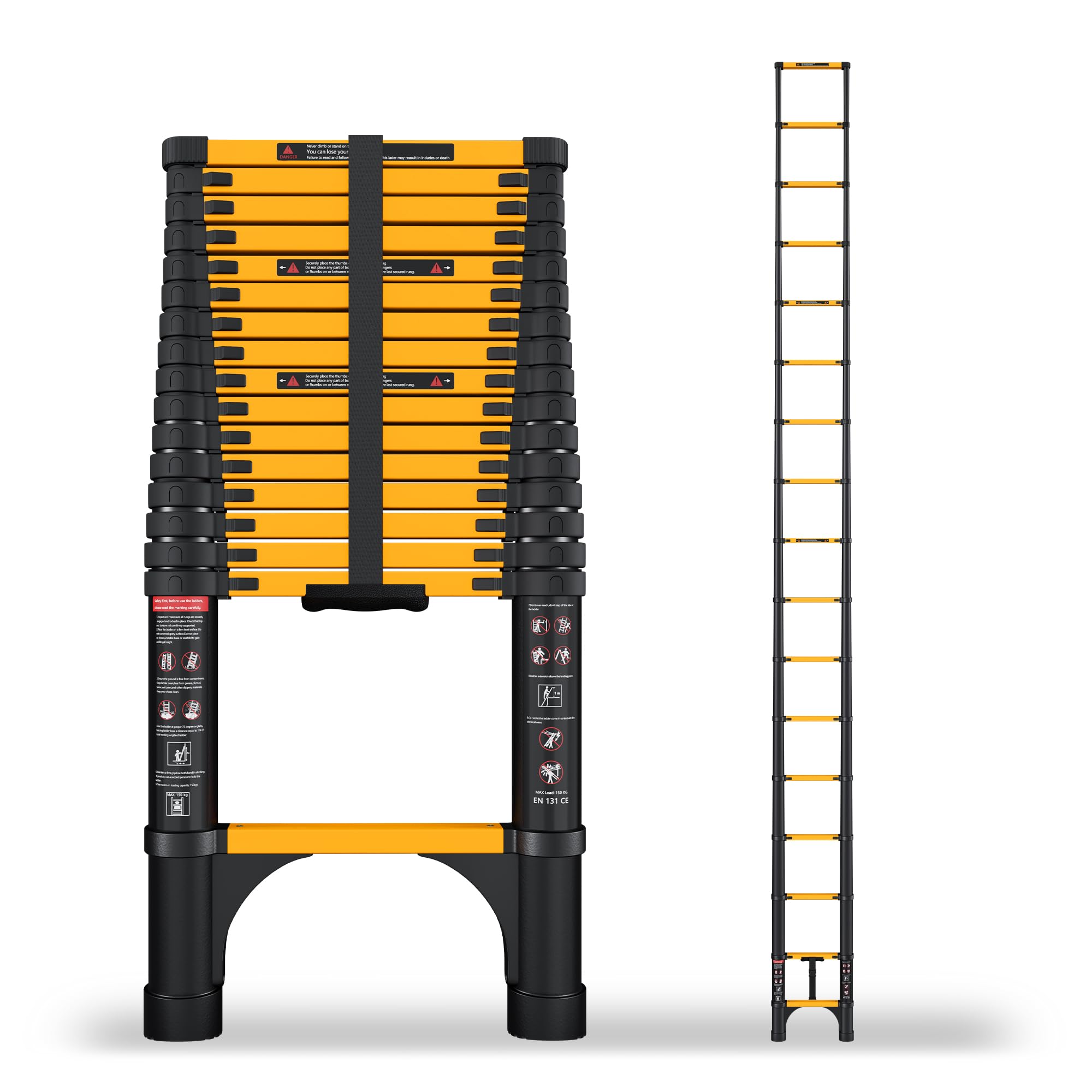 SINMEIRUN Telescoping Ladder 16.5 FT