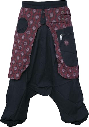 Gheri Aladdin Genie Baggy Drop Crotch Stylish Harem Eye Trousers