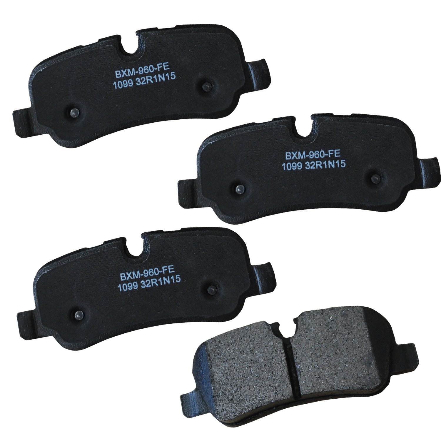 Bendix Premium SBM1099 Semi-Metallic Rear Brake Pads for Land Rover Discovery 2016-2014, LR2 2013, LR3 2009-2005, LR4 2016-2010, Range Rover 2012-2006, Range Rover Sport 2013-2006, Lexus LFA 2012