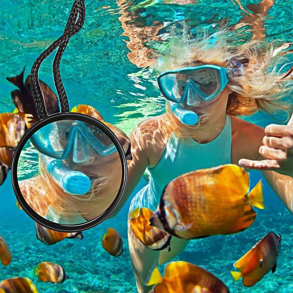 Espejo ajustable para buceo portátil accesorio subacuático mar 6