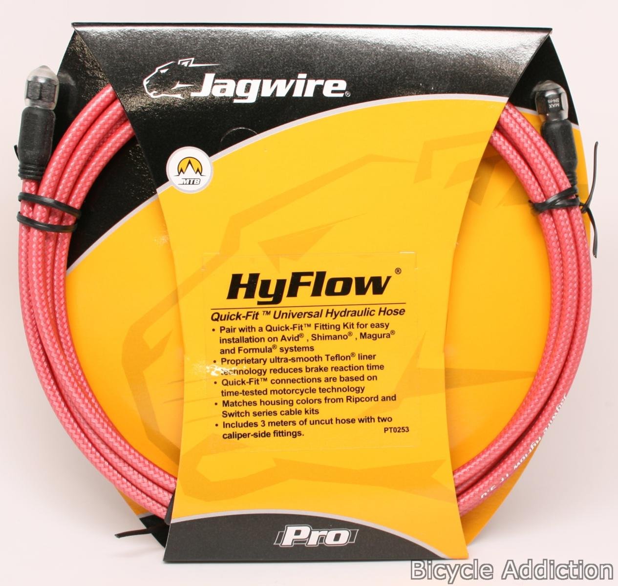 ジャグワイヤーPro Hydraulic Hose (油圧ブレーキホース)黄色