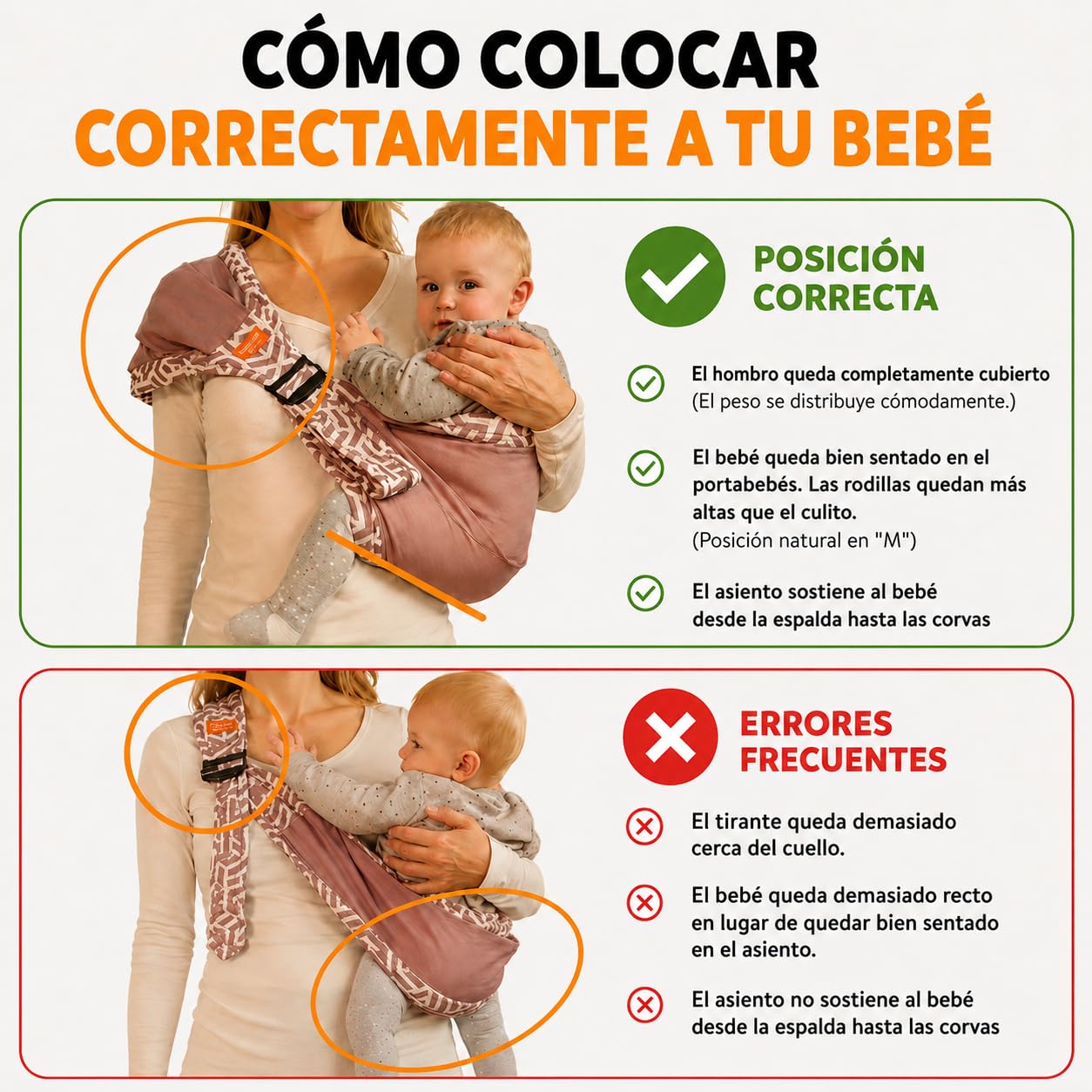 Portabebés lateral de cadera V3.0 para bebé hasta 15 kg - GUBBY GUPS