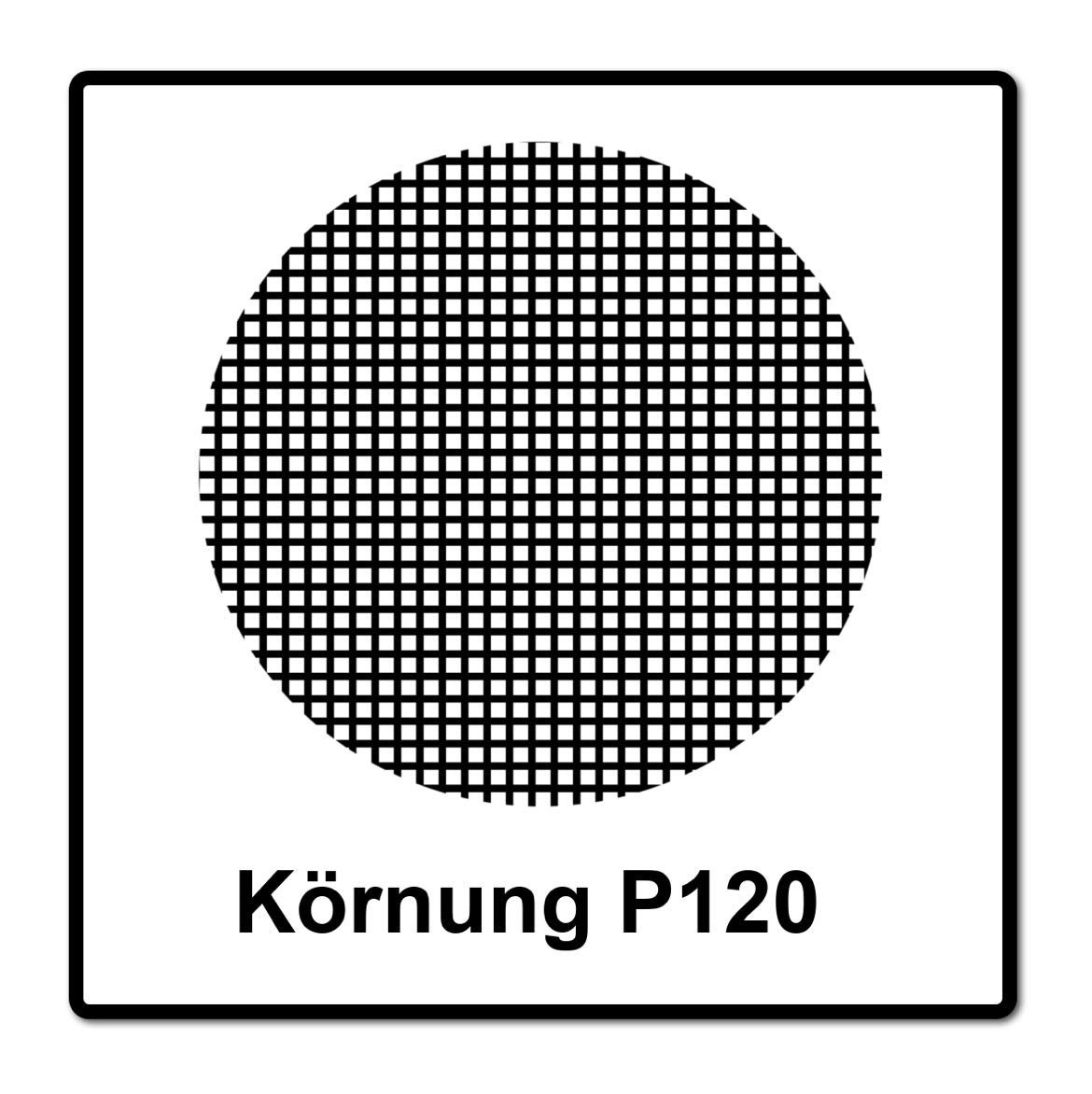 Mirka Abranet Schleifscheiben Ø 77 mm Klett Korn P120 50 Stk