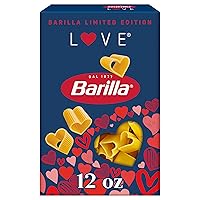 Vista 1 de Barilla Edición Limitada Love Pasta, Pasta en Forma de Corazón No Transgénica Hecha con Sémola de Trigo Duro - Certificada Kosher, Caja de 12 oz